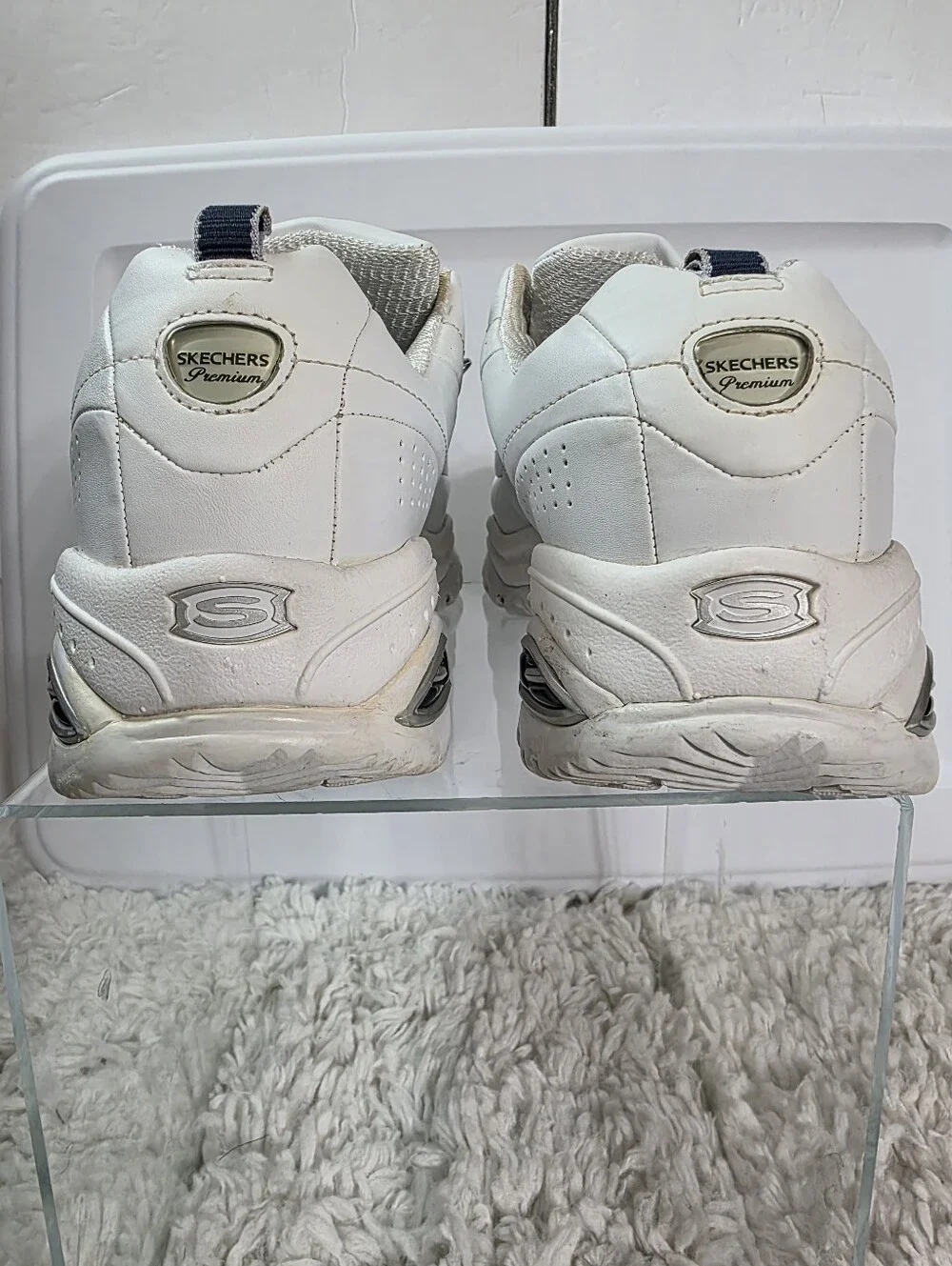 Skechers S Sport Off White Platform Chunky Sneaker, Size:10